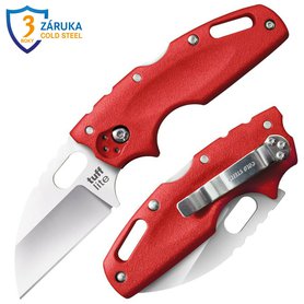 COLD STEEL Tuff Lite Plain červená rukojeť (AUS8A)